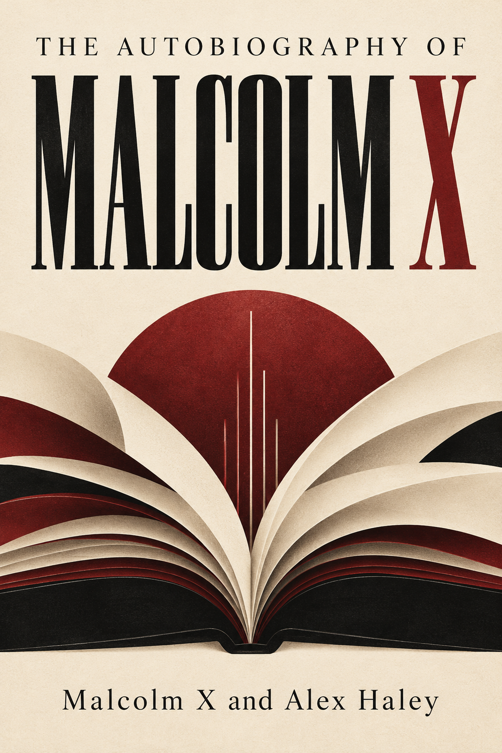 The Autobiography of Malcolm X by Malcolm X and Alex Haley book cover
