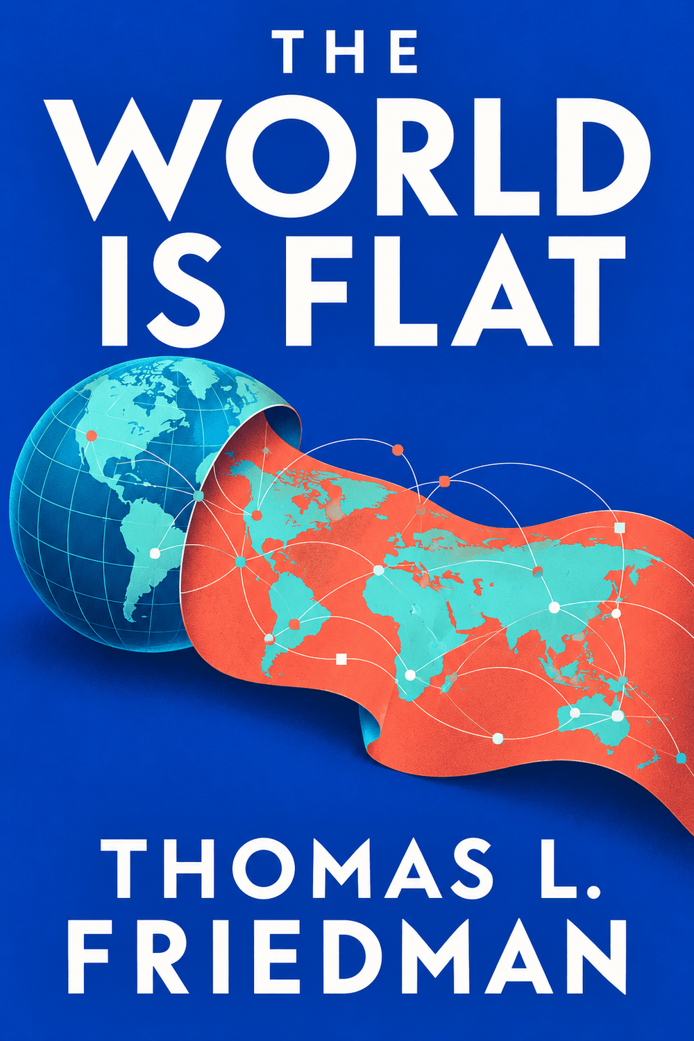The World Is Flat by Thomas L. Friedman book cover