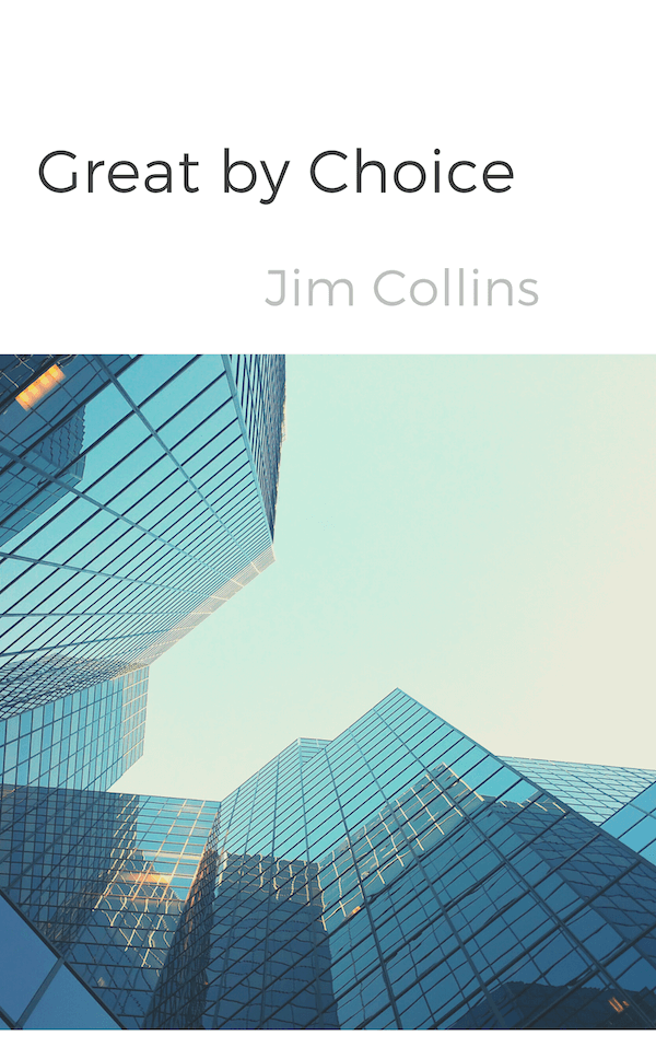 Great by Choice book summary