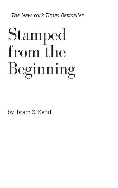 Stamped From the Beginning book summary