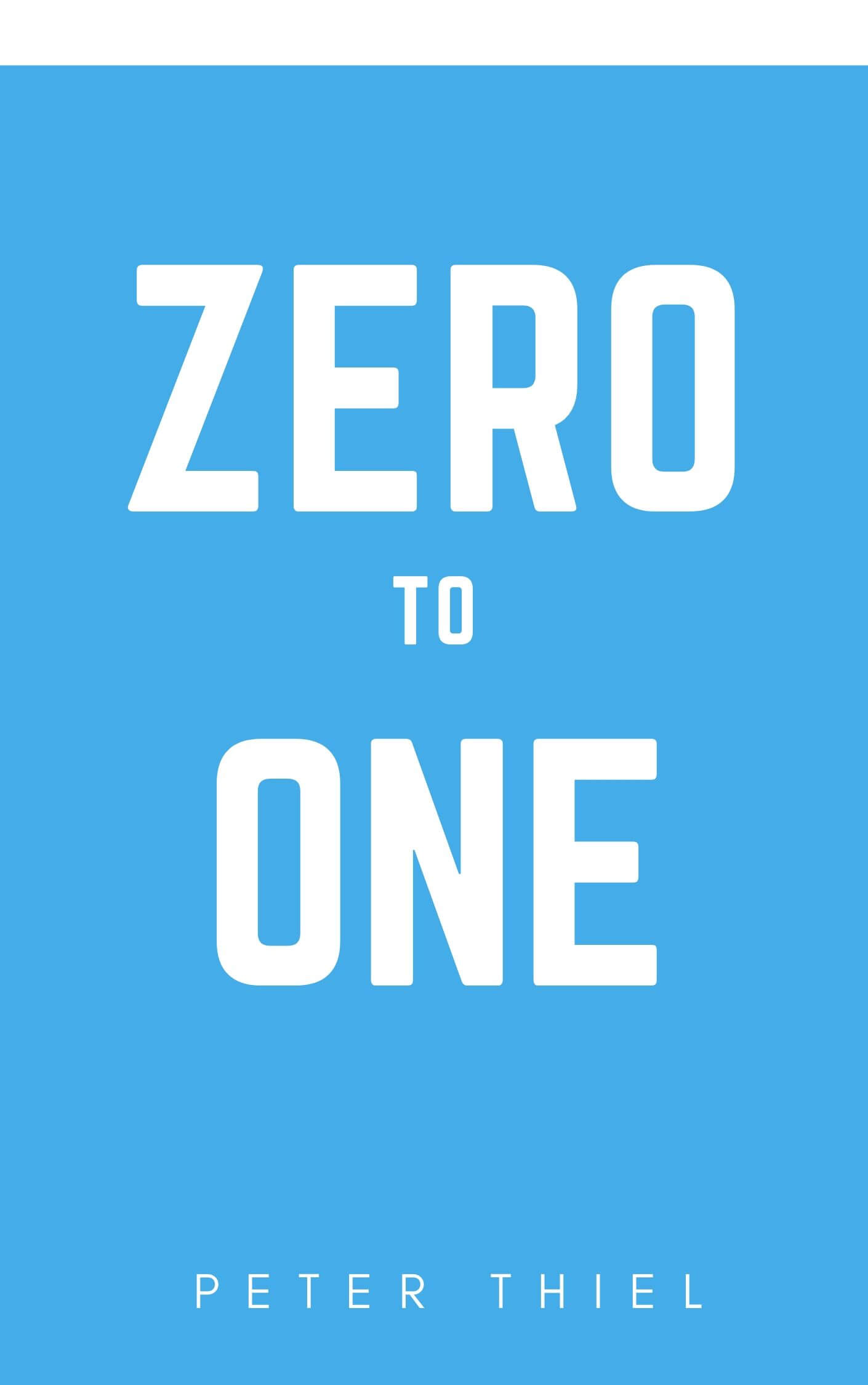 Zero to One book summary