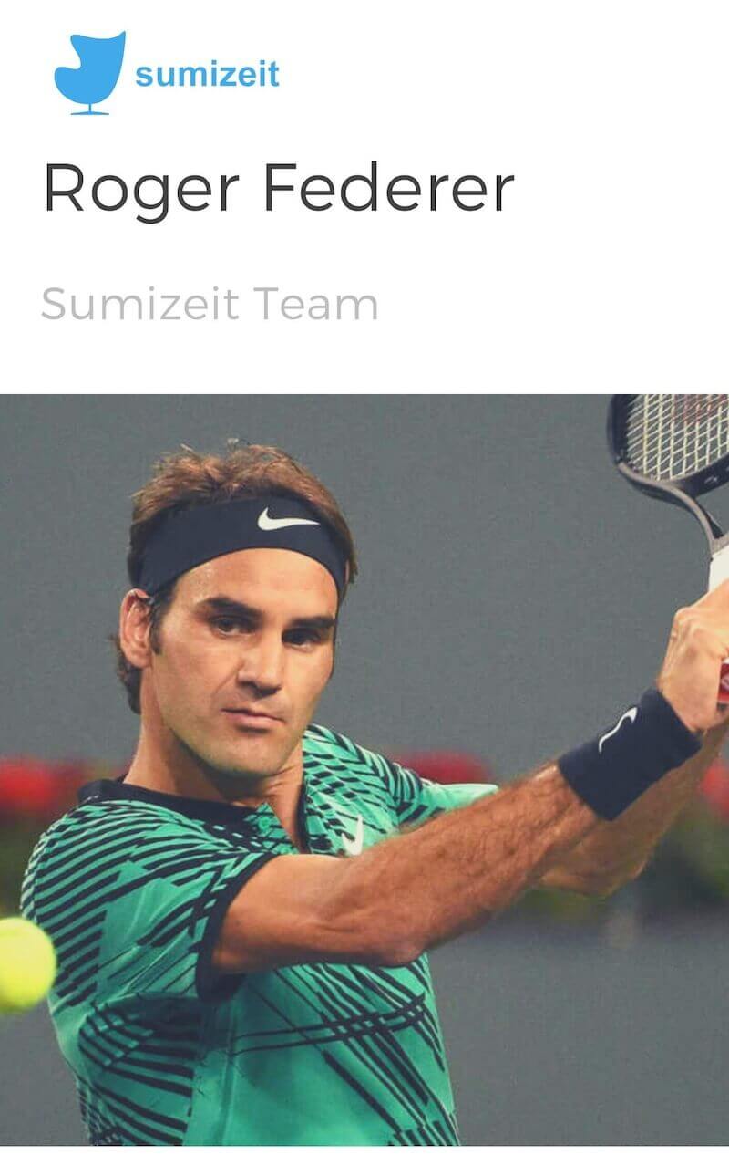 Roger Federer book summary