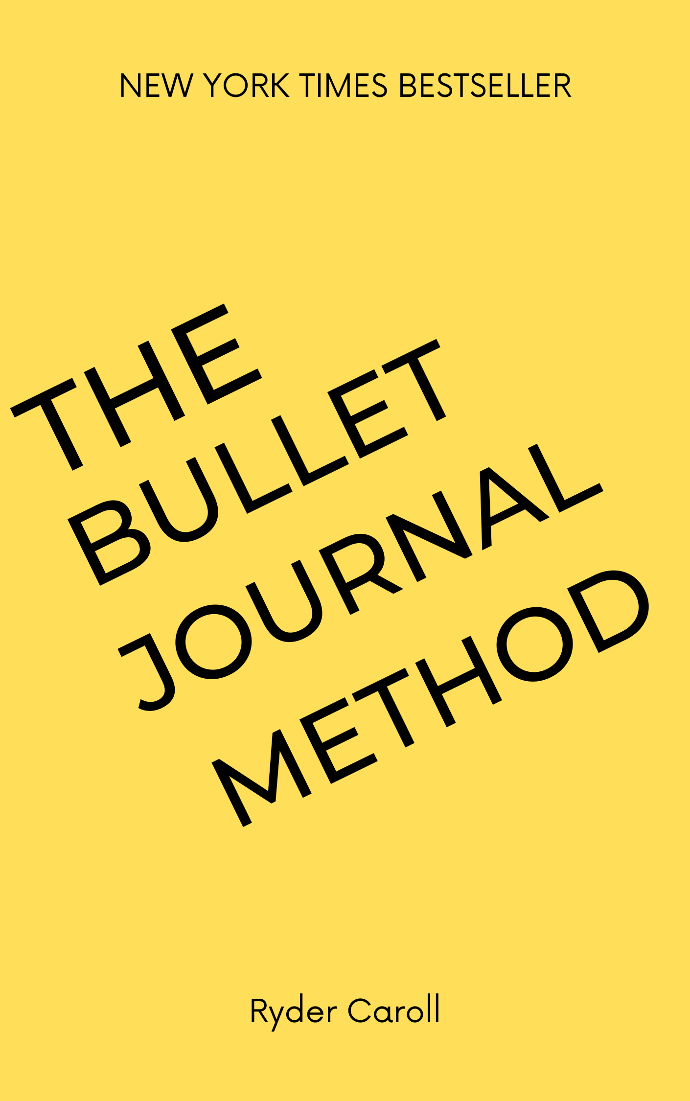 The Bullet Journal Method book summary