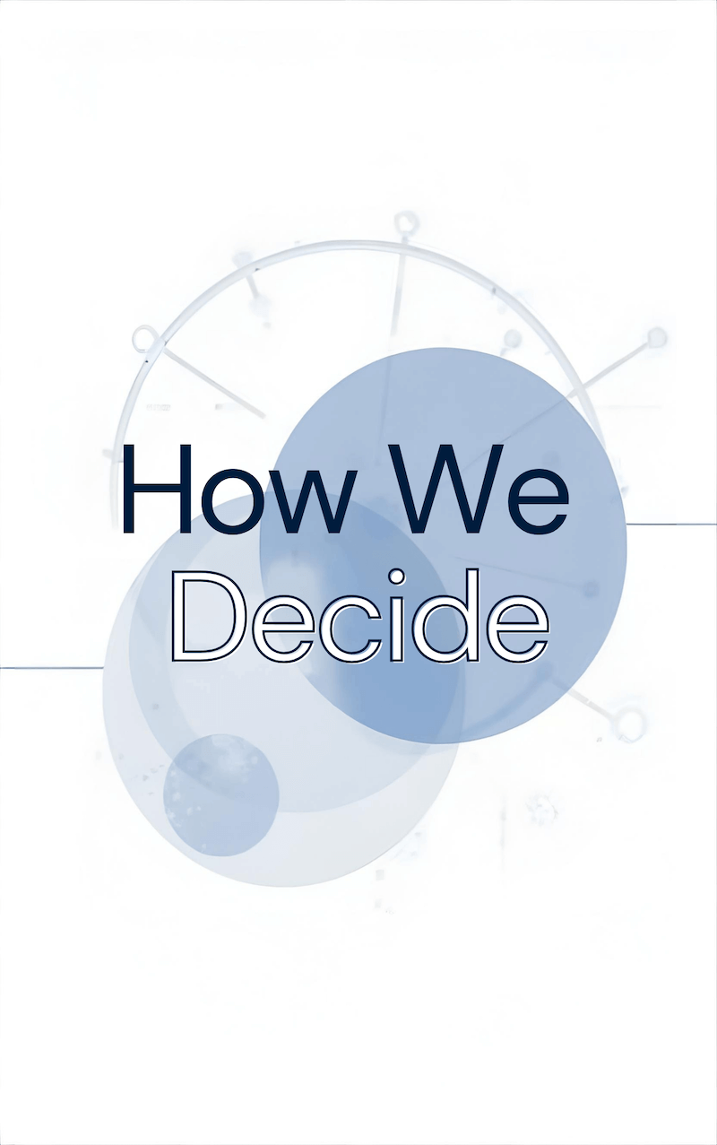 book summary - How We Decide by Jonah Lehrer