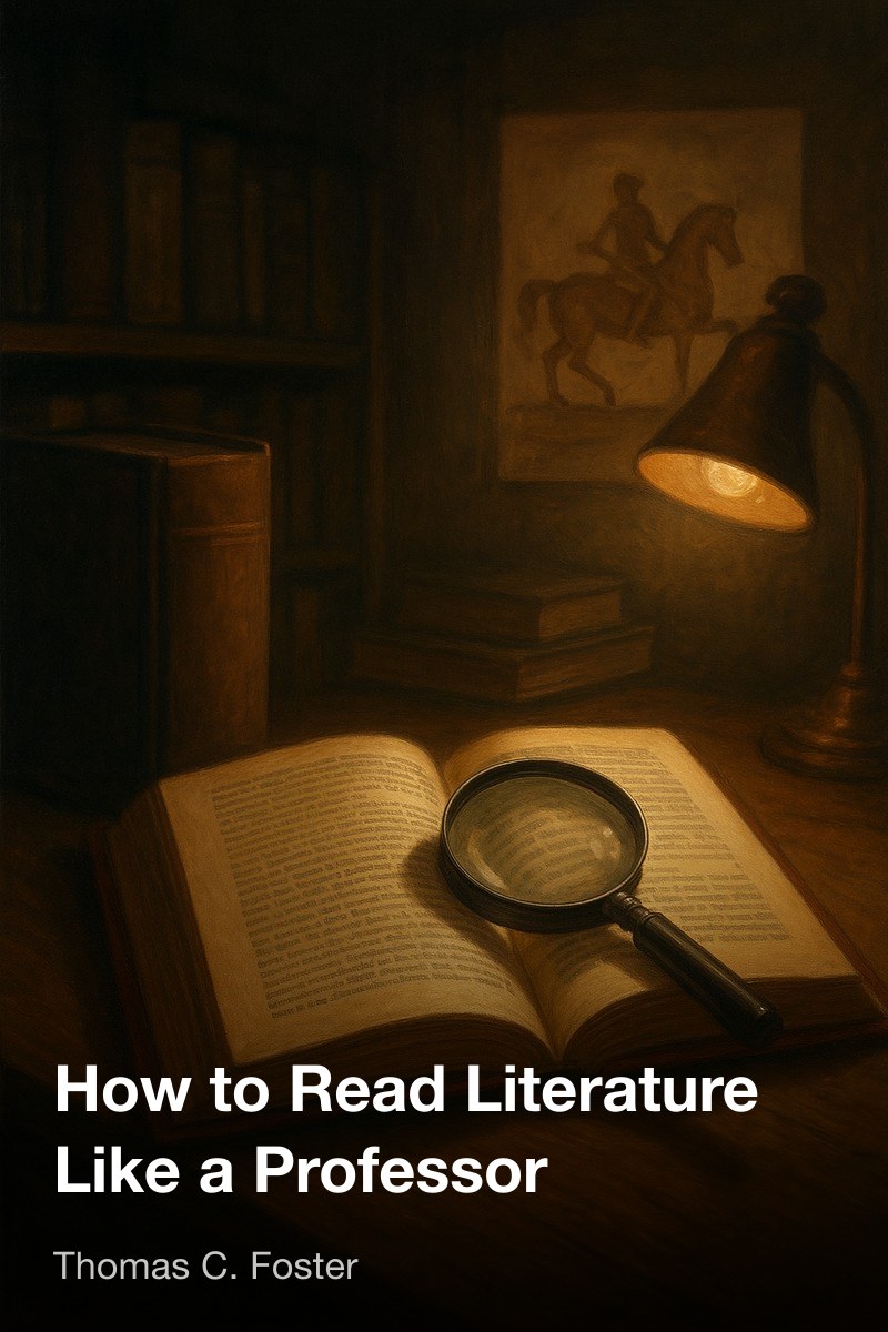How to Read Literature Like a Professor by Thomas C. Foster book cover