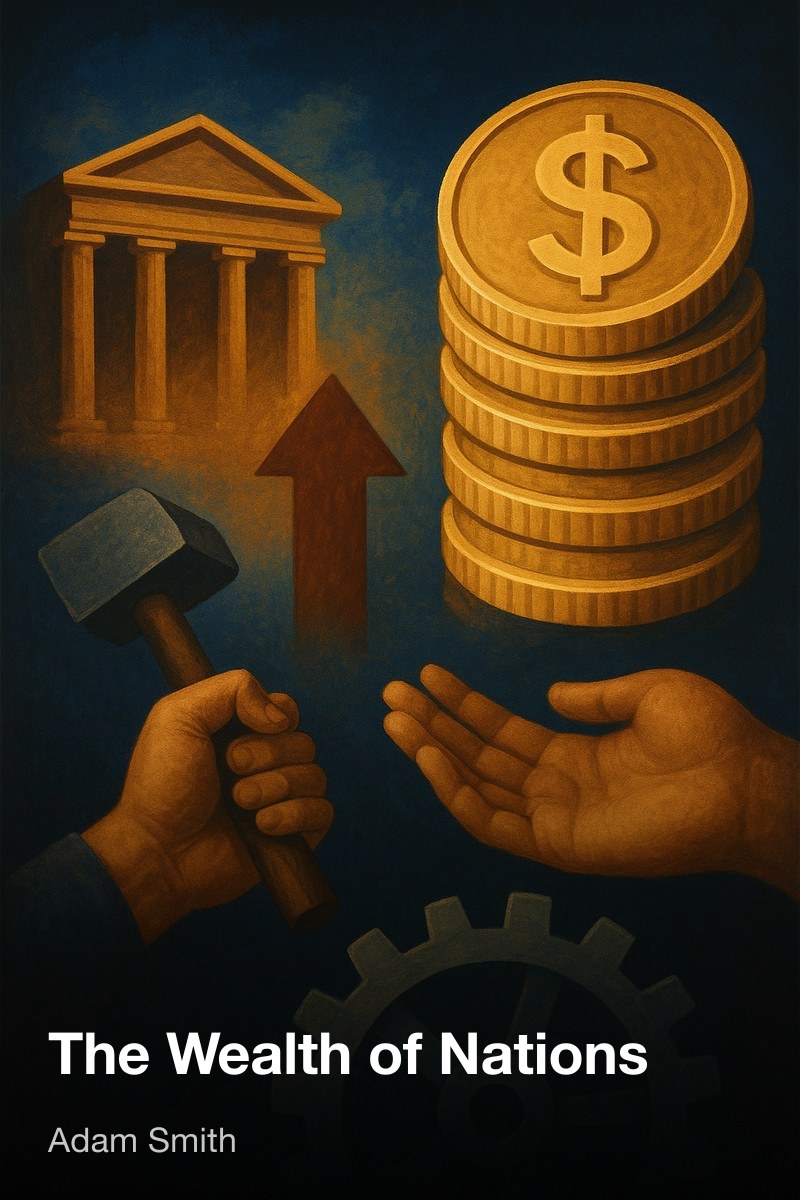 The Wealth of Nations by Adam Smith book cover